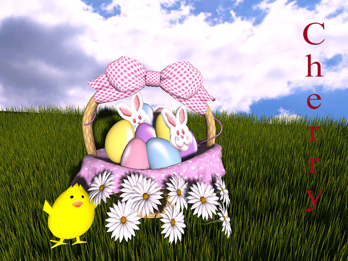 Happy easter ,basket