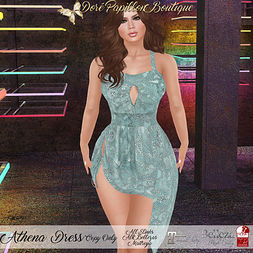 DPB Athena Dress - Mint  *Maitreya Slinks Bellezas*