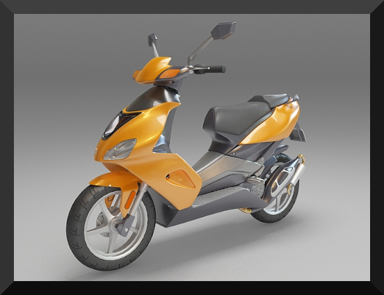 Scooter motor