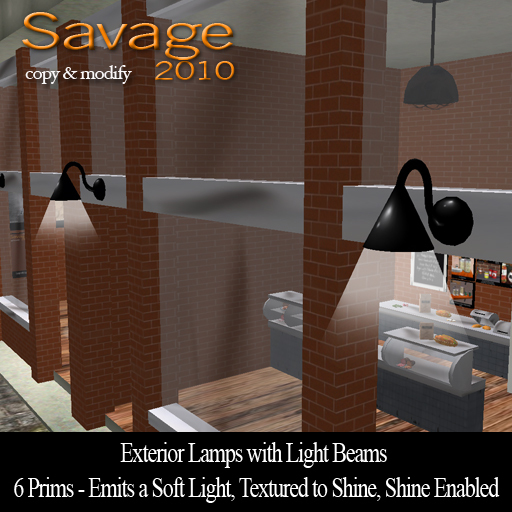 Exterior Lamp with Light Beam - Atmospheric Lighting