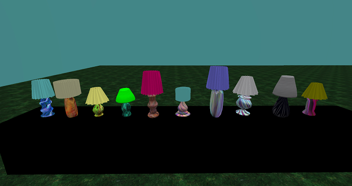 10 Piece Lamp Package