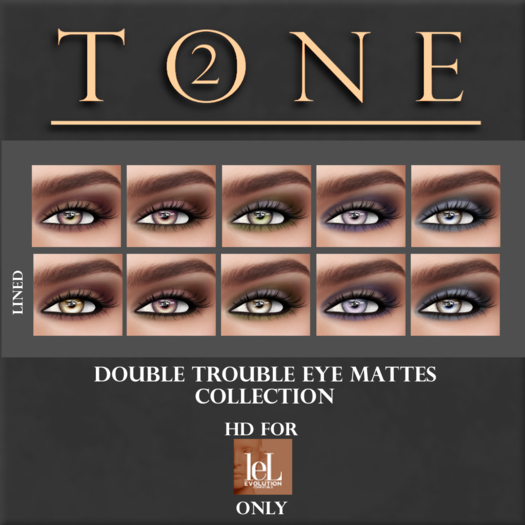 TONE 2 - Double Trouble HD LEL EVOL Matte Collection (wear)