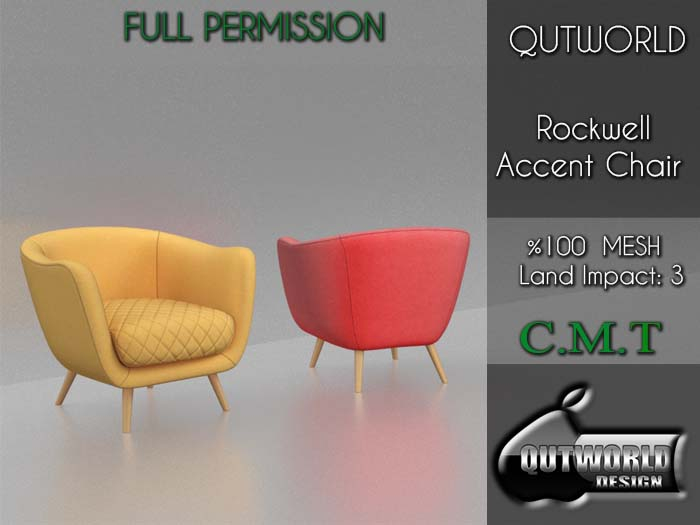.::QUTWORLD Rockwell Accent Chair::.FP Unpack (ADD)