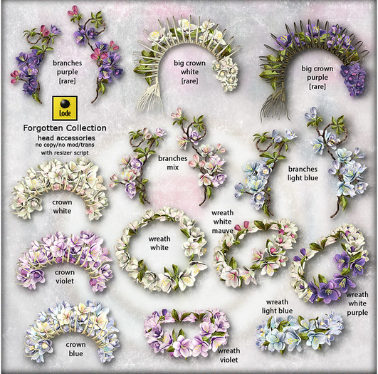 *LODE* Head Accessory - Forgotten Crown [violet]