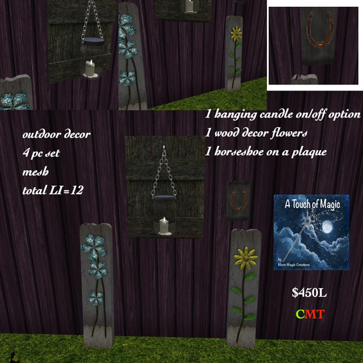 Outdoor decor 4 pc set-Box
