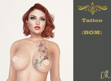 -=L R=- Tattoo :BOM: Tattoo breast flowers