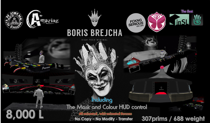 Boris Brejcha  Tomorrowland Stage Box