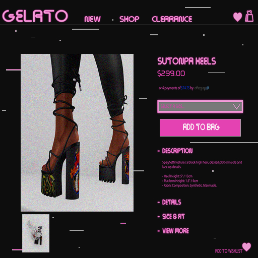 Gelato - Sutonpa Heels - FATPACK