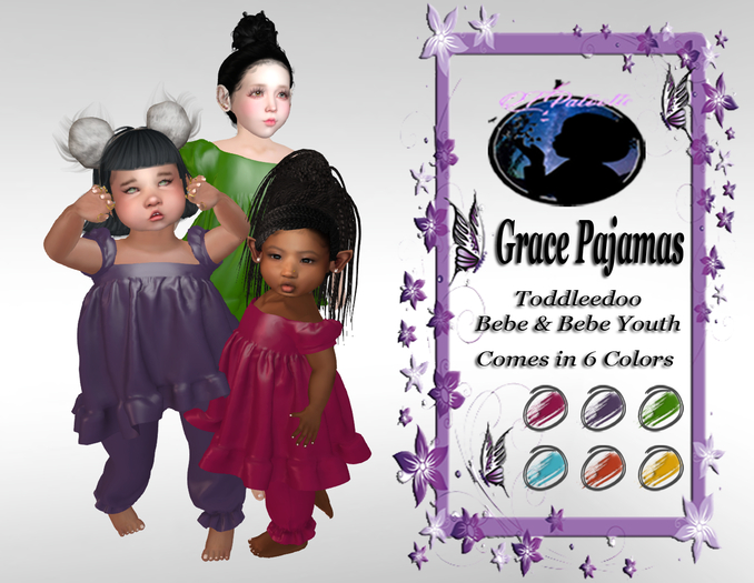 {QTP} Grace Pajamas Berry ALL [WEAR TO UNPACK]