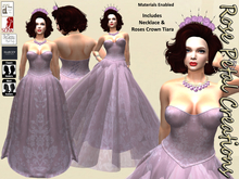 RPC FitMesh Prom Queen Dusky Pink Belleza, Slink, Maitreya (Wear to unpack)
