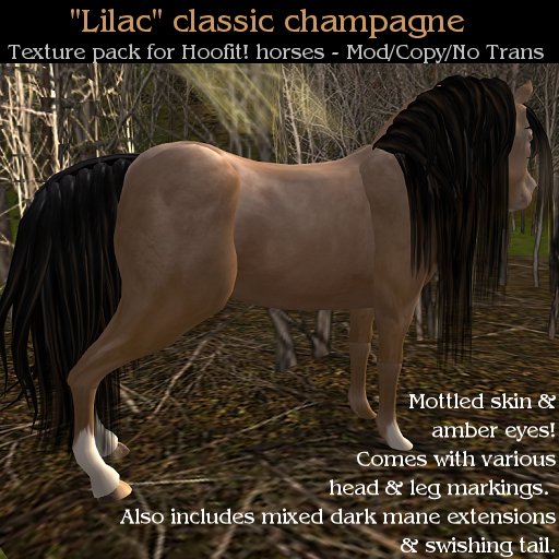 Lilac - Classic Champagne Texture Pack for Hoofit horses
