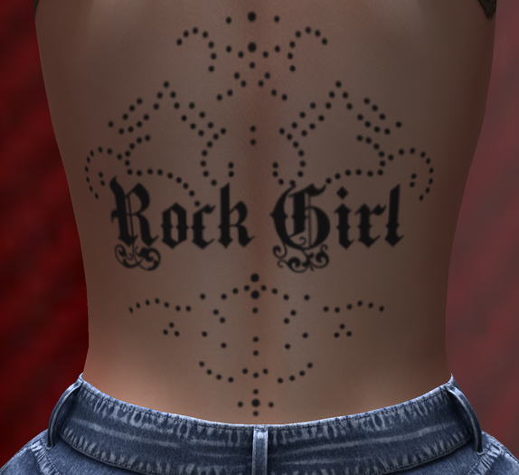 Rock Girl BOM tattoo 