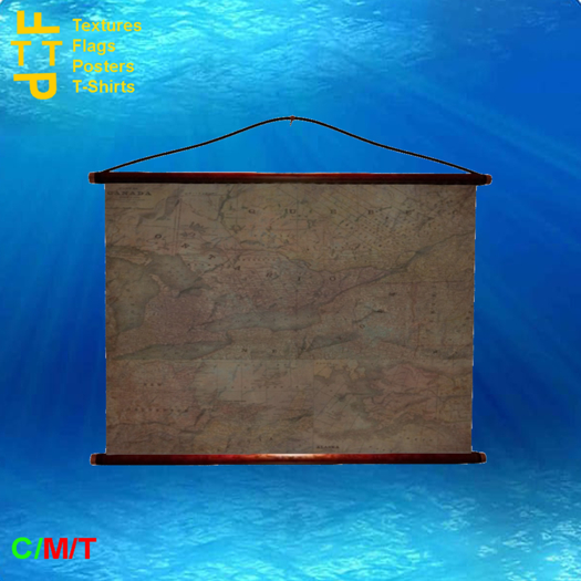 Wall hanging Old Map 10 boxed