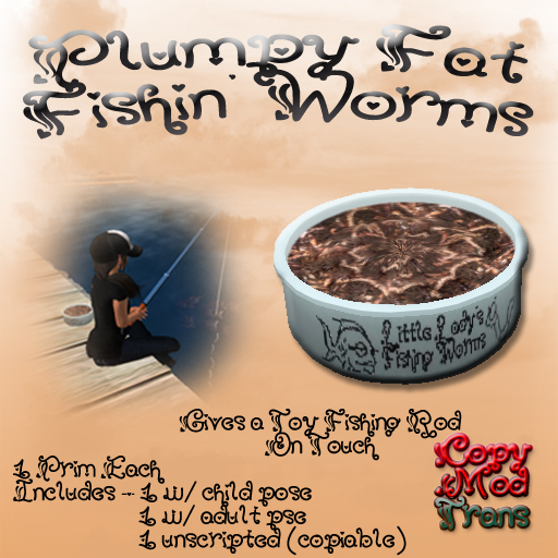 Discounted - Fishin' Worms (3 Pack)