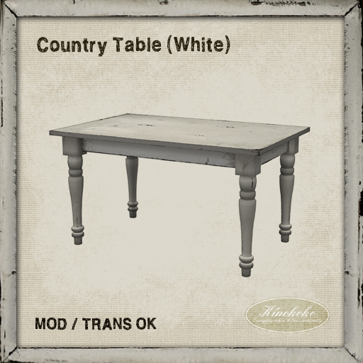 Kinokoko - Country Table(White)