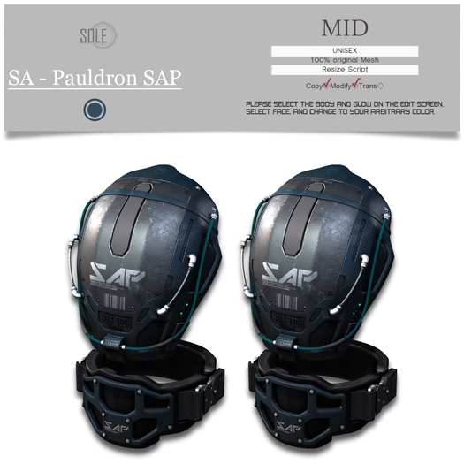 :::SOLE::: SA - Pauldron SAP (MID)
