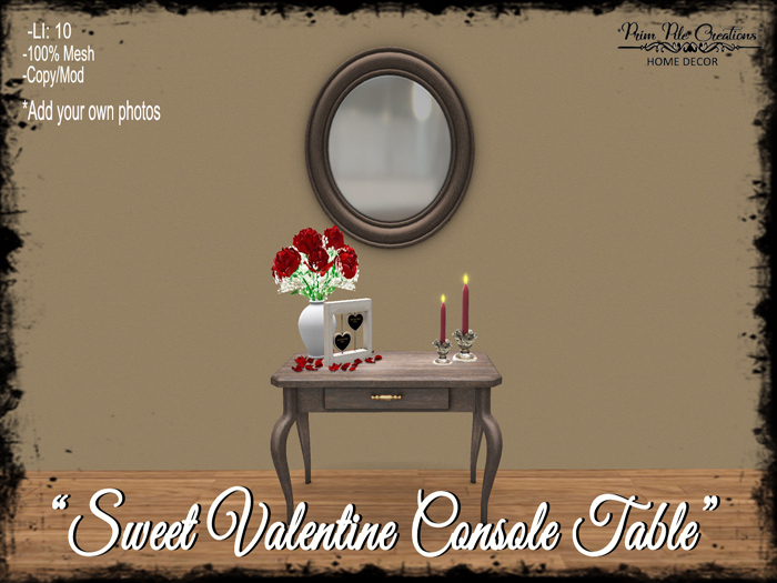 ~PPC~ Sweet Valentine Console Table  