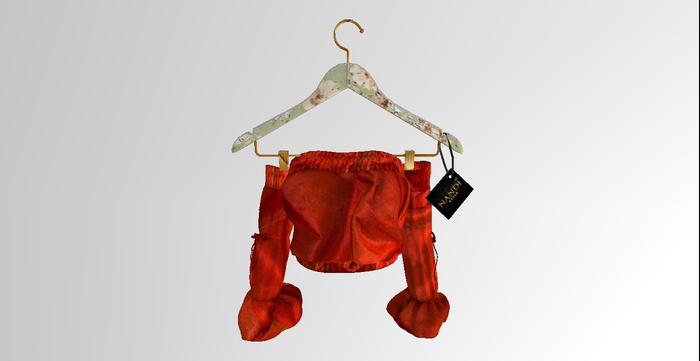 [Nandi Style] -Bag Top Dalay- Bright Orange