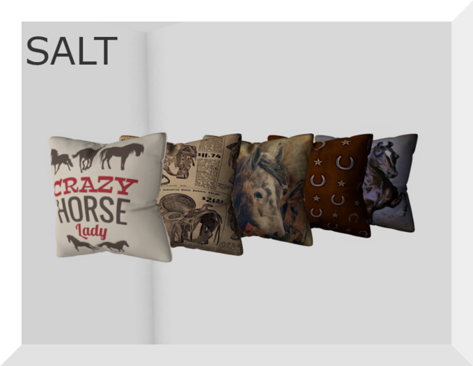 [SALT] - Cushion set - Horses 