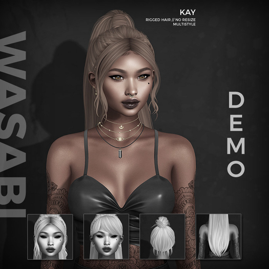 Wasabi // Kay Mesh Hair - Demo