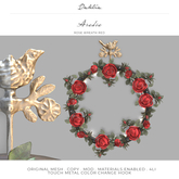 Dahlia - Aradia - Rose Wreath - Red 