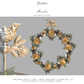 Dahlia - Aradia - Rose Wreath - Canary 