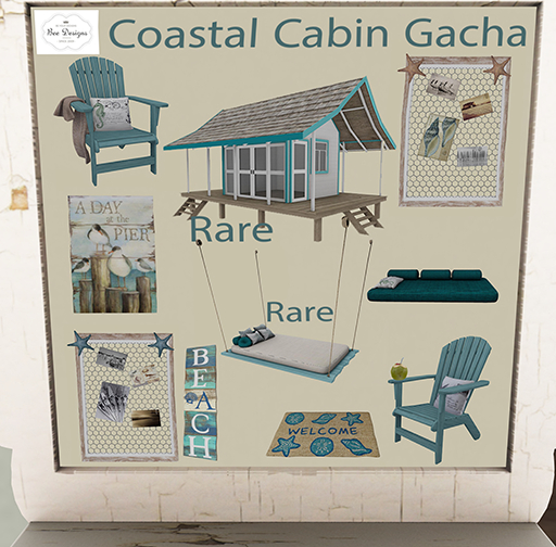 .:Bee Designs:. Coastal Cabin Gacha Floor matress
