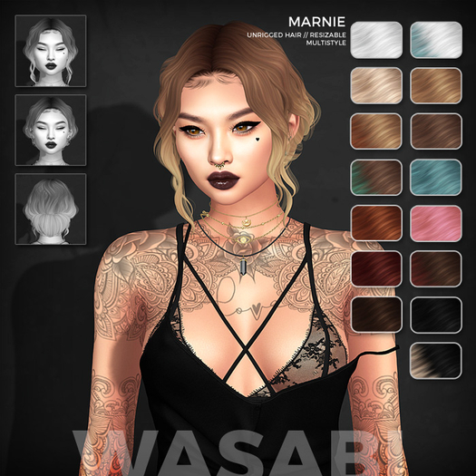 Wasabi // Marnie Mesh Hair - Basics