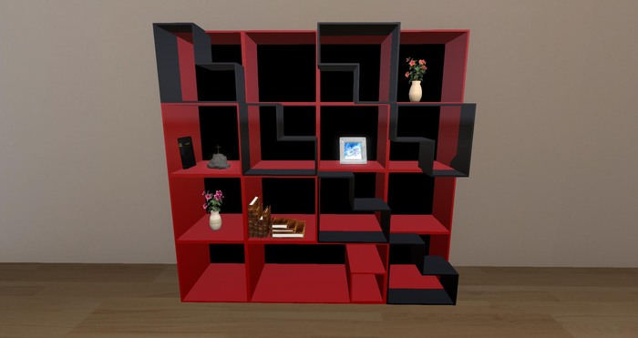 The Red Bookshelf 