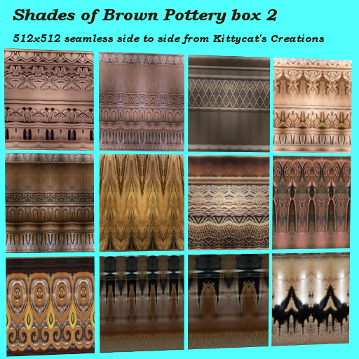 Shades of Brown Pottery 2 box