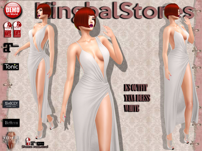 150 KS OUTFIT YANA DRESS WHITE