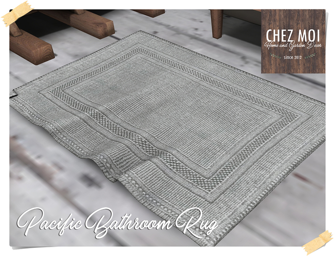 Pacific Bathroom Rug ♥ CHEZ MOI