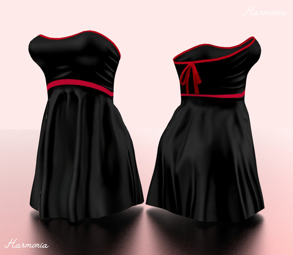 Black Red Dress