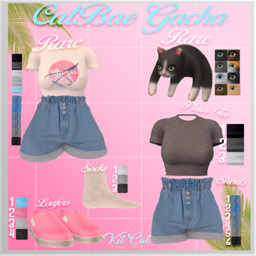 KitCat - CatBae Gacha Tee 1