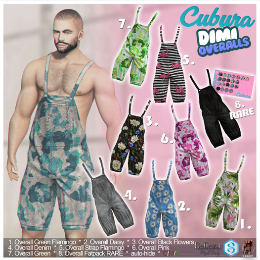 '7. Cubura Dimi Overall [BJ] Green Camo'