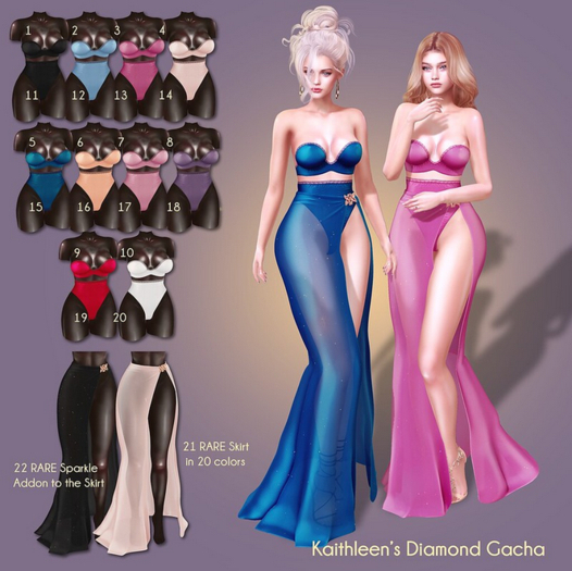  '10 Kaithleen's Diamond Gacha - White Maitreya Bra'