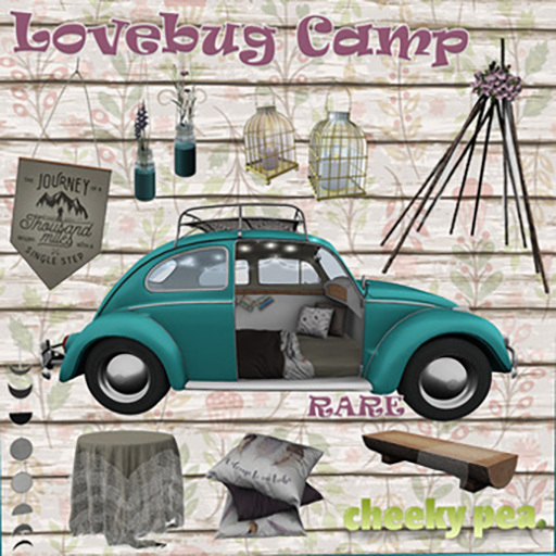 :CP: Lovebug Camp Bench