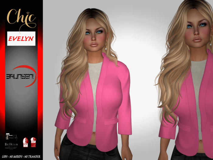 Brunsen Culture! Evelyn Fancy Blazer Soft Pink