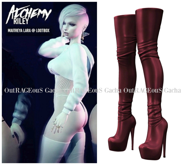 Foxes - Riley Boots - Berry - Maitreya