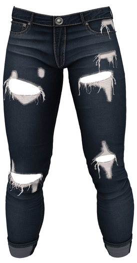 RIOT / Griffin Crop Jeans - Blue17 | Jake/ Gianni / Legacy