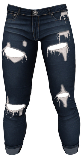 RIOT / Griffin Crop Jeans - Blue17s | Jake/ Gianni / Legacy