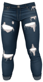 RIOT / Griffin Crop Jeans - Blue34 | Jake/ Gianni / Legacy