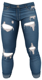 RIOT / Griffin Crop Jeans - Blue42s | Jake/ Gianni / Legacy