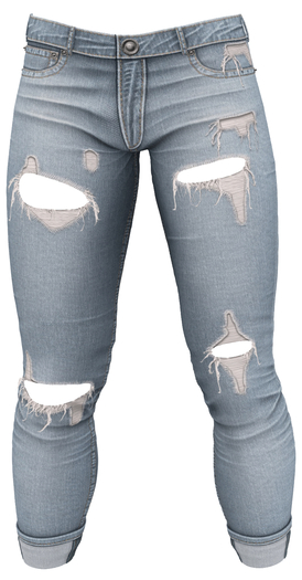 RIOT / Griffin Crop Jeans - Blue64 | Jake/ Gianni / Legacy