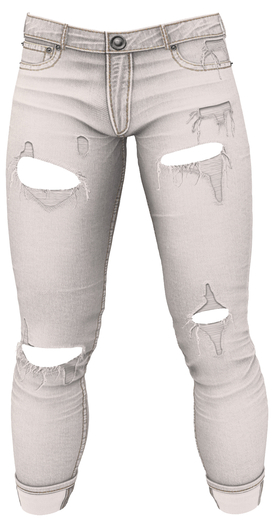 RIOT / Griffin Crop Jeans - White | Jake/ Gianni / Legacy