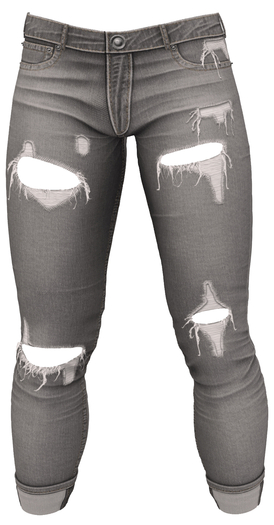 RIOT / Griffin Crop Jeans - Grey | Jake/ Gianni / Legacy