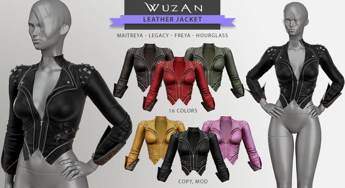 Wuzan - Leather Jacket - Fat Pack