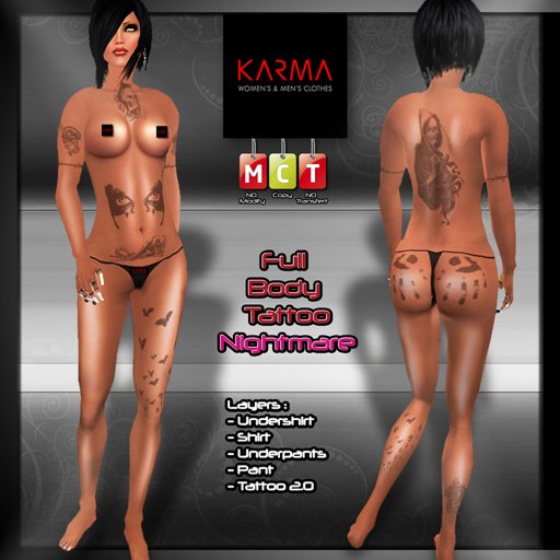 Karma - Full Body Tattoo Nightmare