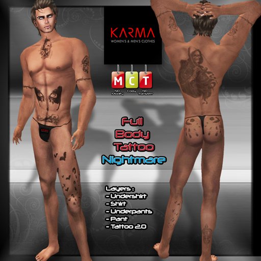 Karma - Full Body Tattoo Nightmare