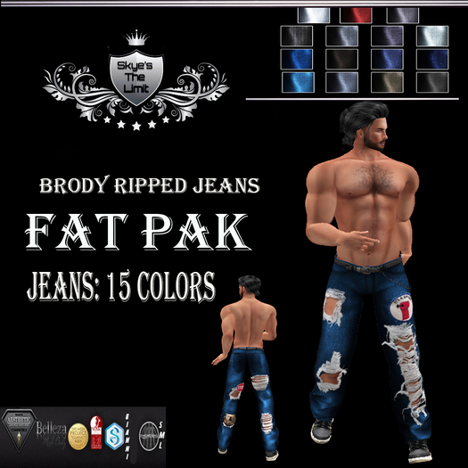 :STLF: BRODY RIPPED JEANS